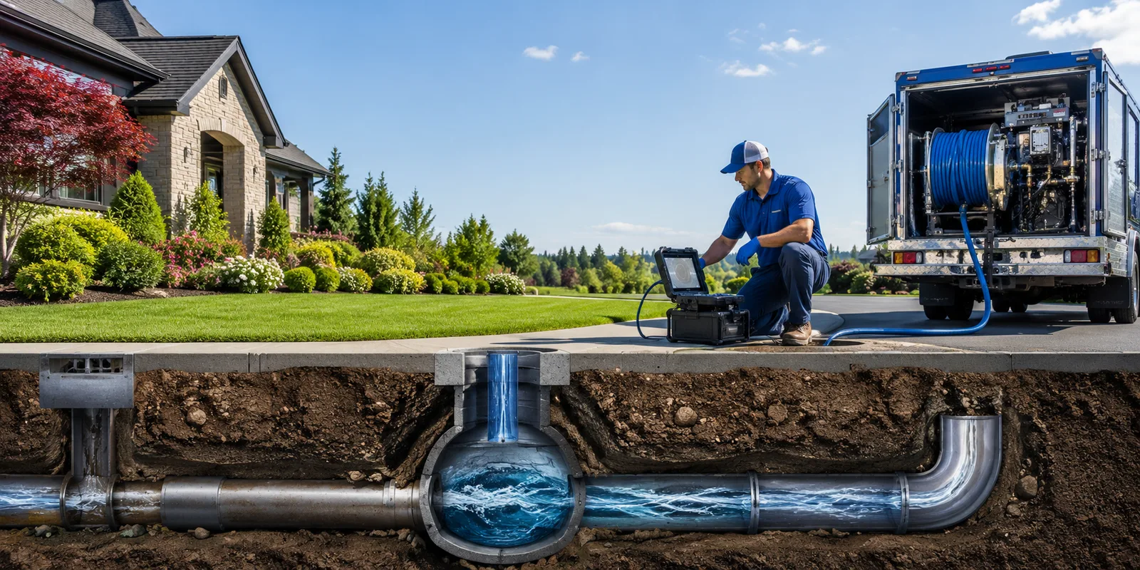 Drainage restoration information for Many, LA